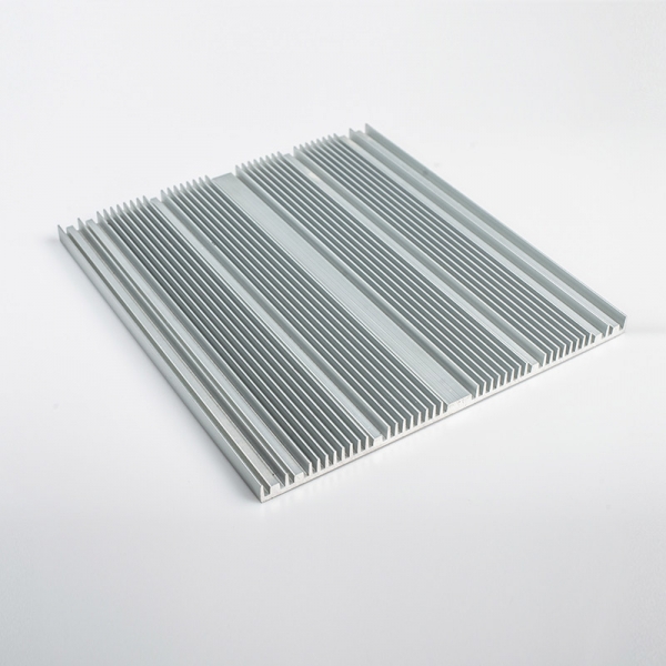 Aluminum alloy OEM industrial custom CNC milling  heat sink extruded radiator 6063 5.8MM