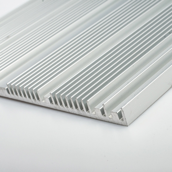 Aluminum alloy OEM industrial custom CNC milling  heat sink extruded radiator 6063 5.8MM