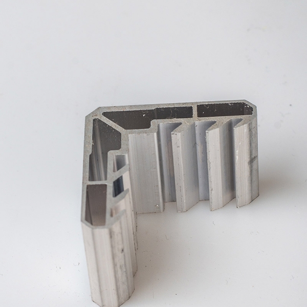 Aluminum alloy OEM anodized extruded mid clamp 40/50/60mm solar panel CNC Machining Parts milling mo
