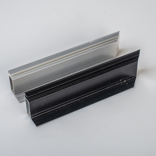 Aluminum Solar panels  modular accessories custom aluminum extrusion black solar panel frame